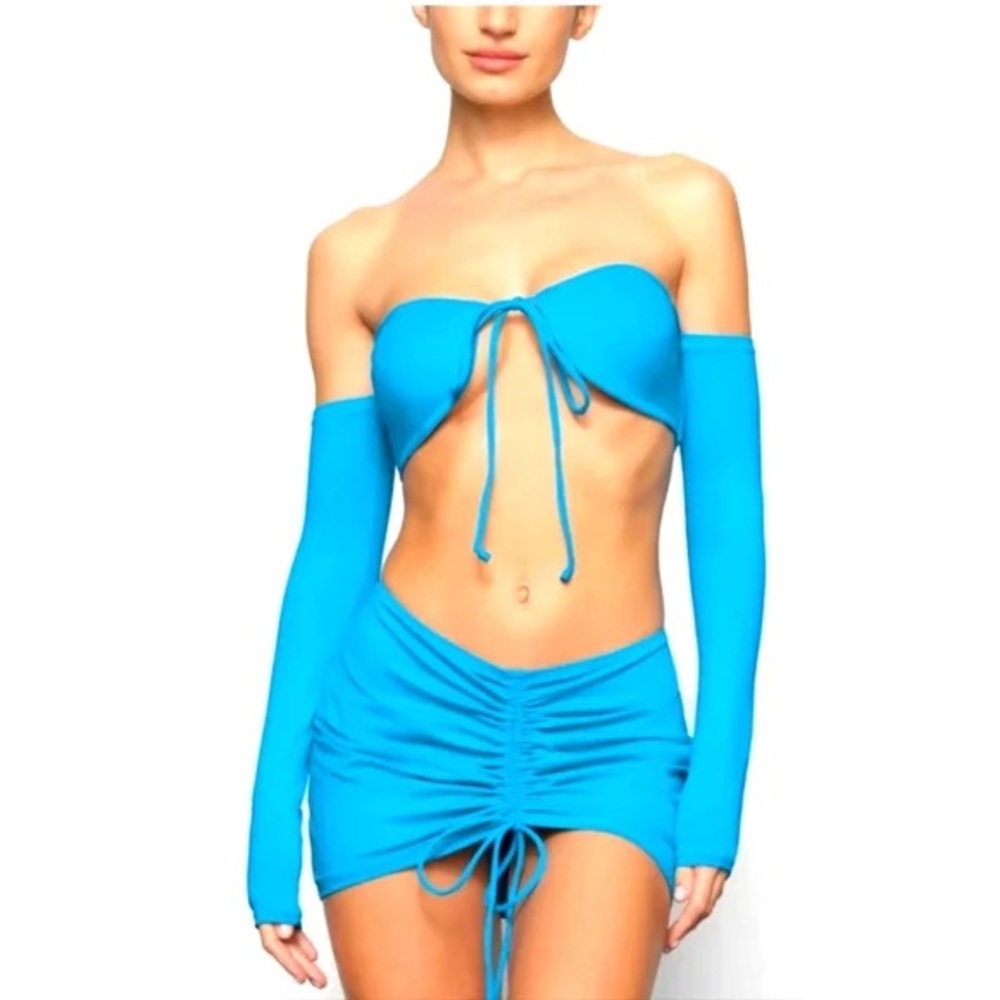 SKIMS Long Sleeve Bikini Top $54